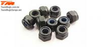 Nuts - M3 nyloc - Steel (10 pcs)