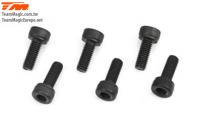 Screws - Cap Head - Hex (Allen) - M3 x  8mm (6 pcs)