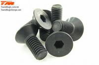 Screws - Flat Head - Hex (Allen) - M5 x 12mm (6 pcs)