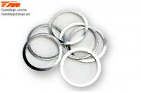 Washers - 13.2 x 15.8 x 0.22mm (6 pcs)