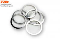 Washers - 13.2 x 15.9 x 0.1mm (6 pcs)