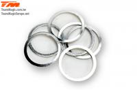 Washers - 13.2 x 15.9 x 0.5mm (6 pcs)