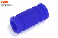 Raccordo di scappamento silicone 1/8 - Blu