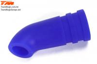 Raccord d'échappement silicone 1/8 - Bleu