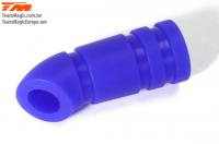 Raccordo di scappamento silicone 1/10 - Blu