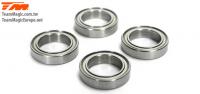 Ball Bearings - metric - 12x18x4mm Rubber sealed (4 pcs)