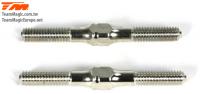 Adjustable Rod - Stainless Steel - 4x 45mm (2 pcs)