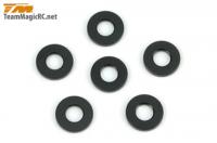 Washers - 3 x 6 x 1mm Aluminum (6 pcs)