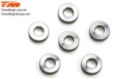 Washers -  3 x 6 x 2mm Aluminum (6 pcs)