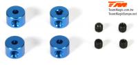 Stoppers - Aluminum - Blue (4 pcs)