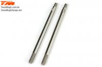 Spare Part - B8RS - ST Steel Shock Shaft 4x65mm Rear (2 pcs)