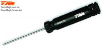Tool - Hex Wrench - Team Magic Black HC - 2mm 5/64"