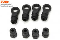 Spare Part - E6 Trooper / Trooper II / E6 III - Shock Pivot Ballcups (4 pcs)