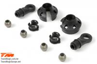 Spare Part - M8ER - Shock Ball End, Spring Cap and Hardware Set (2 pcs)