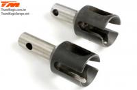 Spare Part - M8ER - Steel Differential Outdrives F/R (2 pcs)