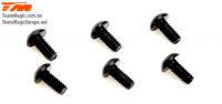 Screws - Button Head - Hex (Allen) - M2 x  4mm (6 pcs)