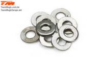 Washers -  2.6 x 6 x 0.5mm (10 pcs)