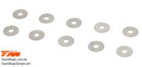 Washers -  2.6 x 8 x 0.1mm (10 pcs)