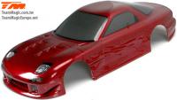 Carrosserie - 1/10 Touring / Drift - 190mm - Peinte - non percée - RX7 Rouge Foncé