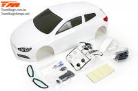 Carrozzeria - 1/10 Touring / Drift - 195mm - Dipinta - no holes - SRC Bianco