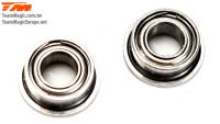 Ball Bearings - metric -  3x 6x2.5mm - Flanged (2 pcs)