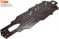 Spare Part - E4D-MF Pro - Carbon Chassis 2.5mm