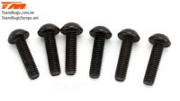 Screws - Button Head - M3.5 x 13mm (6 pcs)