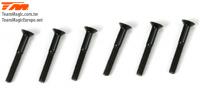 Screws - Flat Head - Hex (Allen) - M3.5 x 26mm (6 pcs)