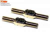 Adjustable Rod - Gold - 3x 20mm (2 pcs)