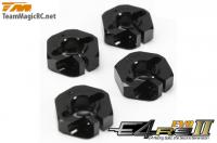 Option Part - E4RS/JS/JR II / E4RS III / E4RS4 - Aluminum 7075 - Hex Wheel Adapter -0.75mm (4 pcs)