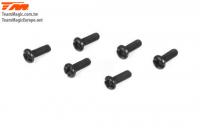 Screws - Button Head - M3 x  8mm (6 pcs)