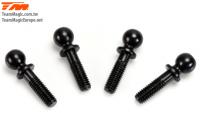 Spare Part - E4 - Steering Block Ball Stud - Black (4 pcs)