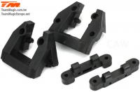 Pièce détachée - E6 Trooper II / E6 III - Supports d'axes de suspension supérieur AV/AR (4 pces)