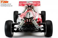 Car - 1/8 Electric - 4WD Buggy - RTR - 1800kv Brushless Motor - 4S - Waterproof - Team Magic B8ER Red/White
