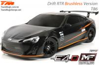 Auto - 1/10 Electrique - 4WD Drift - RTR - Brushless - Team Magic E4D-MF - T86