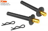 Option Part - E6 Trooper / Trooper II / E6 III - Aluminum Gold anodized - Body Post (2 pcs)