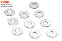 Washers -  3.1 x 8 x 0.3mm (10 pcs)