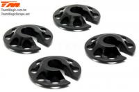 Spare Part - E4RS II EVO / E4RS III / E4RS4 - Aluminum 7075 - Lowered Lower Springs cups (4 pcs)