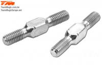 Biellettes à pas inversé - Aluminium - Clé 3.5mm - 3x 20mm (2 pces)
