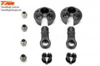 Spare Part - B8 Naga - Shock Ball End, Spring Cap & Hardware Set (2)