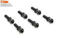 Spare Part - E4 - Aluminum 7075 - 5x7mm Ball Stud - (6 pcs)