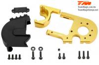 Pièce détachée - E6 III - Aluminium anodisé Gold - Support moteur réglable avec protection