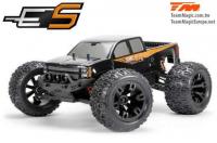 Auto - 1/10 Monster Truck Electrique - 4WD - RTR - Brushless- Team Magic E5 - Carrosserie Noire