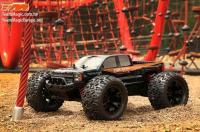 Auto - 1/10 Monster Truck Electrique - 4WD - RTR - Brushless- Team Magic E5 - Carrosserie Noire