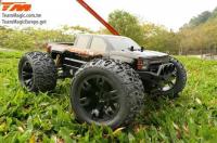 Car - 1/10 Monster Truck Electric - 4WD - RTR - Brushless - Team Magic E5 - Black Body