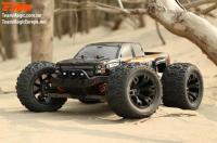 Auto - 1/10 Monster Truck Elektrisch - 4WD - RTR - Brushless  - Team Magic E5 - Schwarze Karosserie