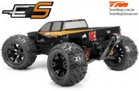 Auto - 1/10 Monster Truck Elektrisch - 4WD - RTR - Brushless  - Team Magic E5 - Schwarze Karosserie