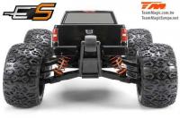 Auto - 1/10 Monster Truck Elektrisch - 4WD - RTR - Brushless  - Team Magic E5 - Schwarze Karosserie