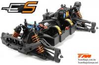 Auto - 1/10 Monster Truck Elektrisch - 4WD - RTR - Brushless  - Team Magic E5 - Schwarze Karosserie