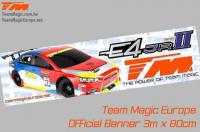 Banderole - Team Magic - E4JR II - 300 x 80cm